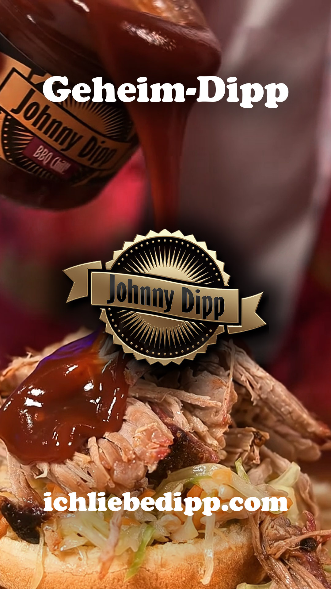 Pulled Pork Burger Johnny Dipp BBQ Chill!