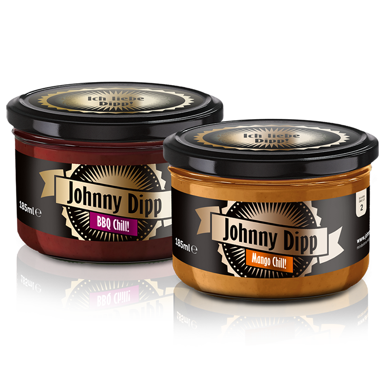 Johnny Dipp BBQ Chill! und Mango Chill! Dipp-Duett